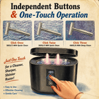 Razor Bath - Anti-Rust, Anti-Dull Ultra Sonic Cleaner - WRAYDOM